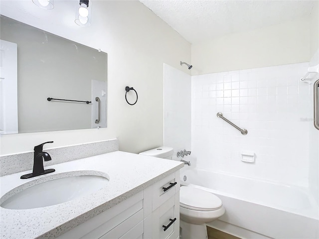 7400 Mitchell Ranch Rd, New Port Richey, FL 34655 - bathroom featuring toilet, shower / bath combination, and vanity