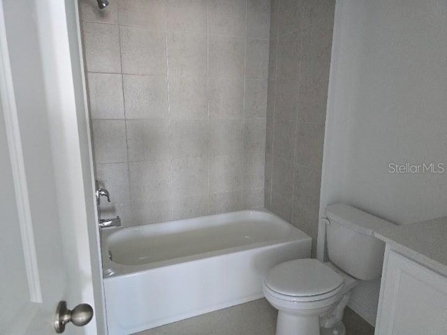 2976 Embark Trl, Saint Cloud, FL 34771 - full bathroom featuring toilet, shower / bathtub combination, and vanity