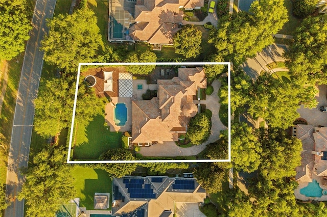 6143 Cartmel Ln, Windermere, FL 34786 - drone / aerial view of a pool area