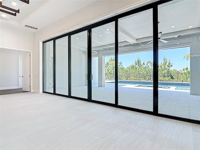 1080 E Jack Nicklaus Ct, Kissimmee, FL 34747 - empty room featuring ceiling fan and recessed lighting