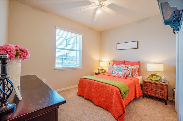 3041 Cardillino Way, Kissimmee, FL 34741 - carpeted bedroom featuring baseboards and a ceiling fan