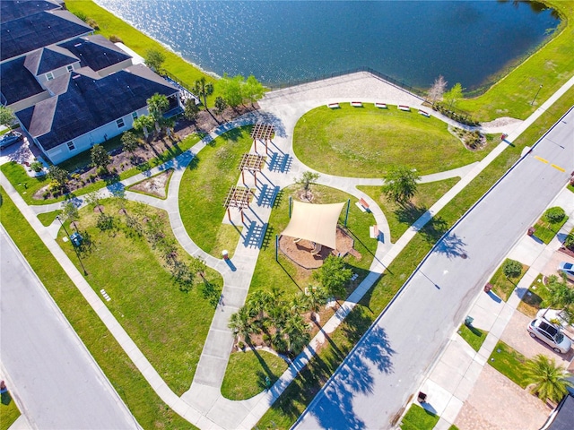 3041 Cardillino Way, Kissimmee, FL 34741 - birds eye view of property with a water view