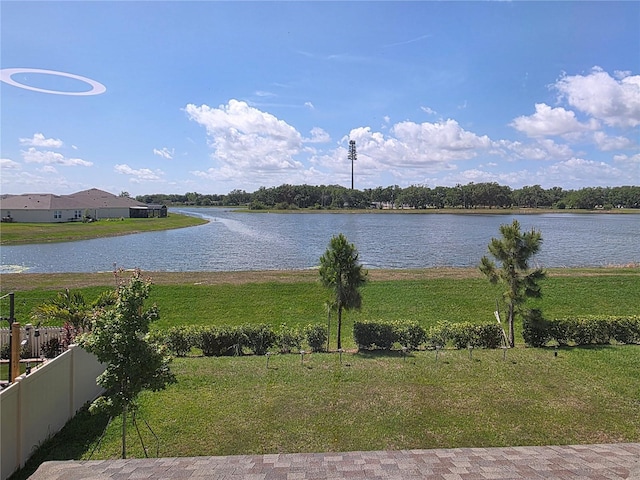 1764 Stamen Dr, Kissimmee, FL 34744 - property view of water with fence
