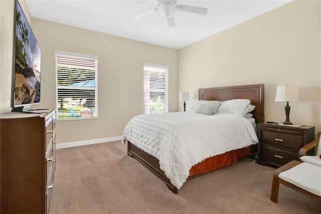 987 Alston Bay Blvd, Apopka, FL 32703 - bedroom with light colored carpet and ceiling fan