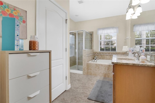 987 Alston Bay Blvd, Apopka, FL 32703 - bathroom featuring vanity, healthy amount of natural light, and a shower stall