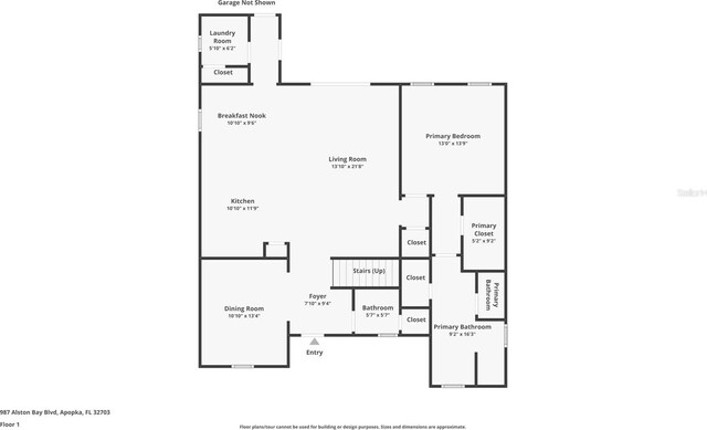 987 Alston Bay Blvd, Apopka, FL 32703 - view of home floor plan