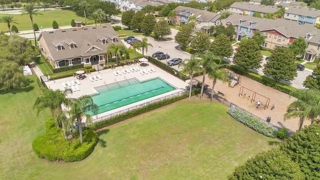 987 Alston Bay Blvd, Apopka, FL 32703 - aerial view of residential area with a pool area