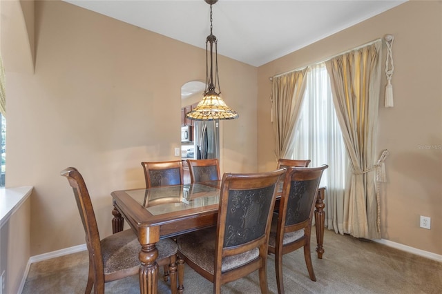 9244 Pecky Cypress Way, Orlando, FL 32836 - carpeted dining area with a healthy amount of sunlight and baseboards