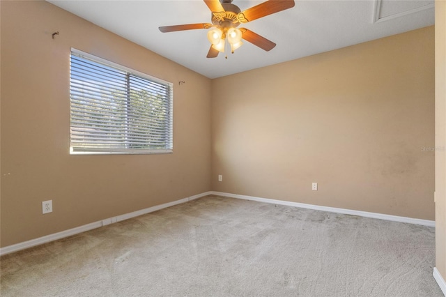 9244 Pecky Cypress Way, Orlando, FL 32836 - carpeted empty room featuring a ceiling fan and baseboards