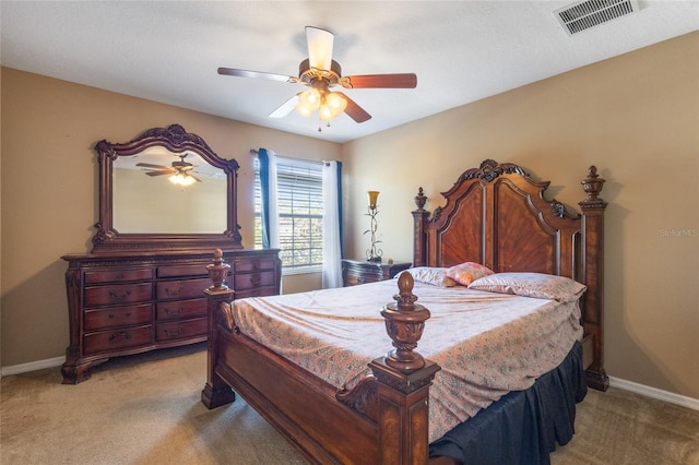 9244 Pecky Cypress Way, Orlando, FL 32836 - bedroom featuring light colored carpet, baseboards, and visible vents