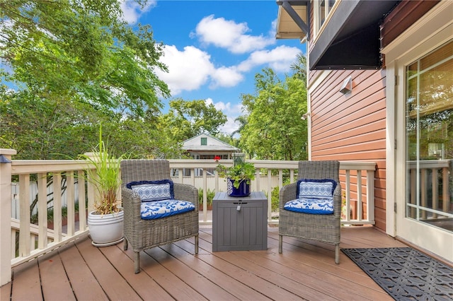 view of deck
