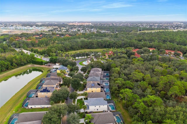 8404 Secret Key Cv, Kissimmee, FL 34747 - bird's eye view with a residential view, a water view, and a forest view