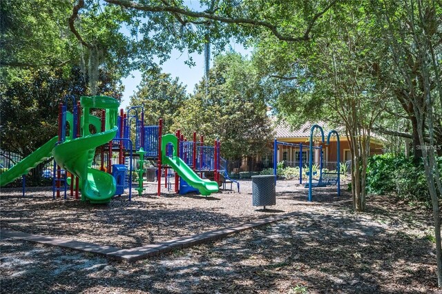view of communal playground