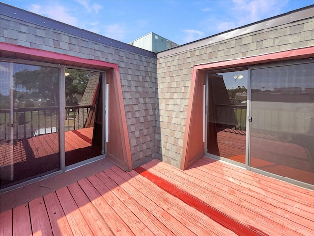 view of deck