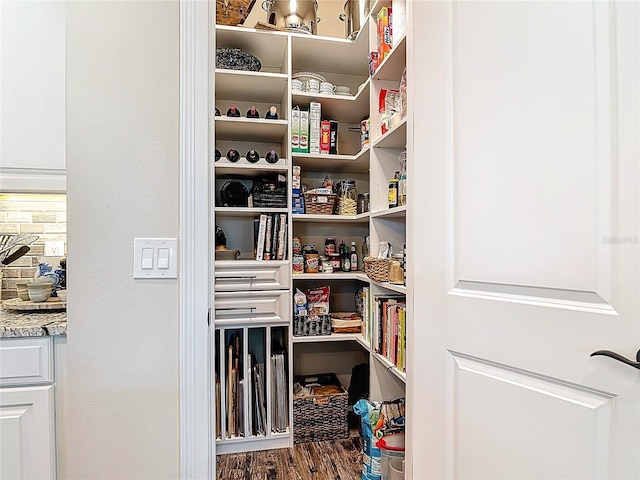 view of pantry