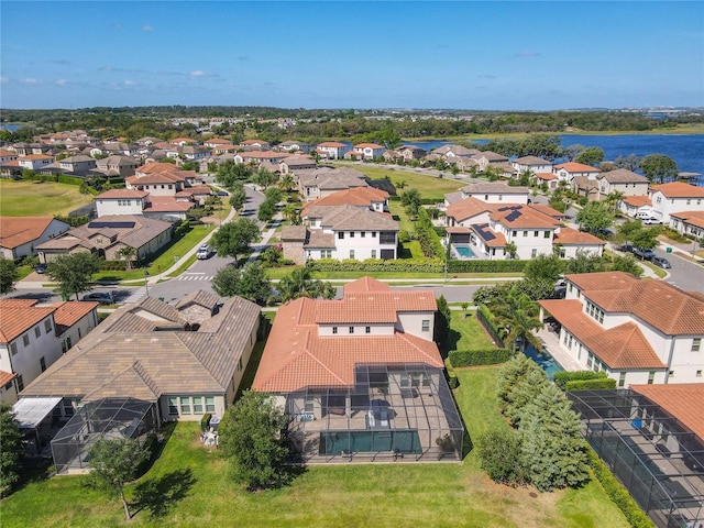 birds eye view of property featuring a residential view