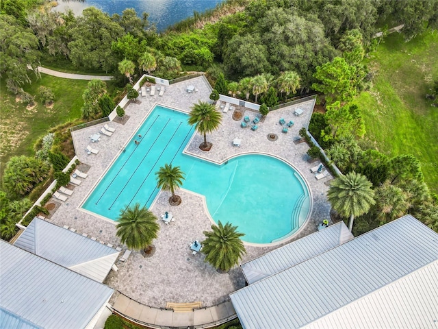 drone / aerial view
