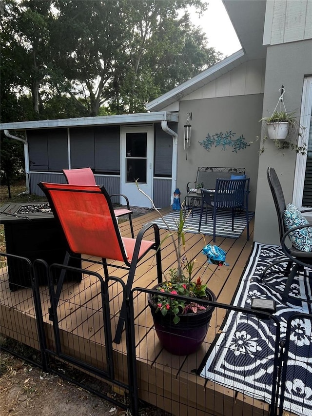 view of deck