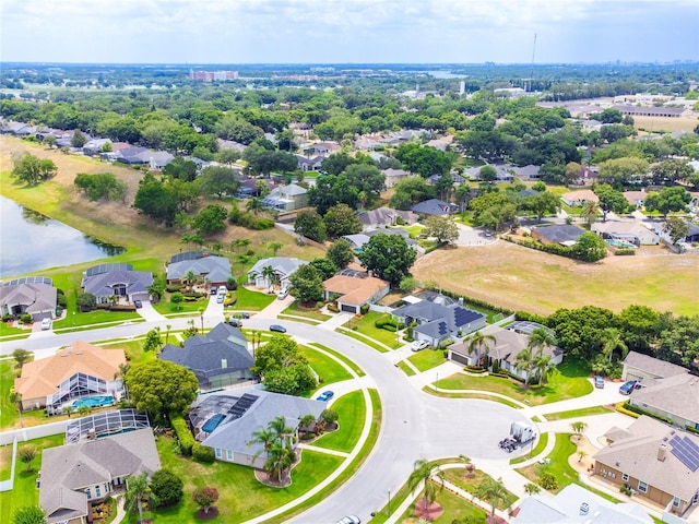 8023 Canyon Lake Cir, Orlando, FL 32835 - aerial perspective of suburban area with a nearby body of water