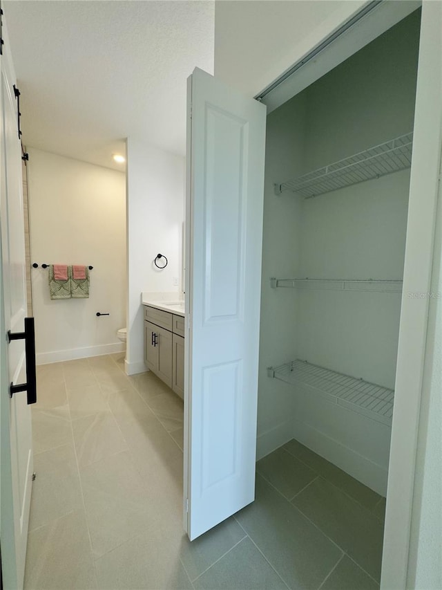 view of closet