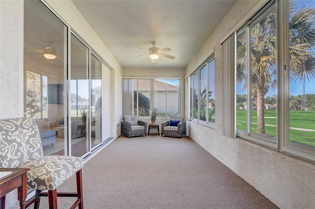 1900 NW 57th Ct, Ocala, FL 34482 - sunroom / solarium featuring ceiling fan