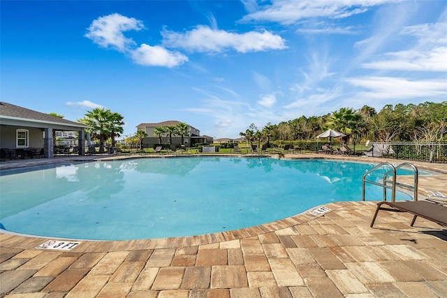 community pool featuring a patio