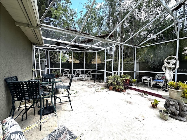 8935 Jonathan Manor Dr, Orlando, FL 32819 - view of patio with glass enclosure
