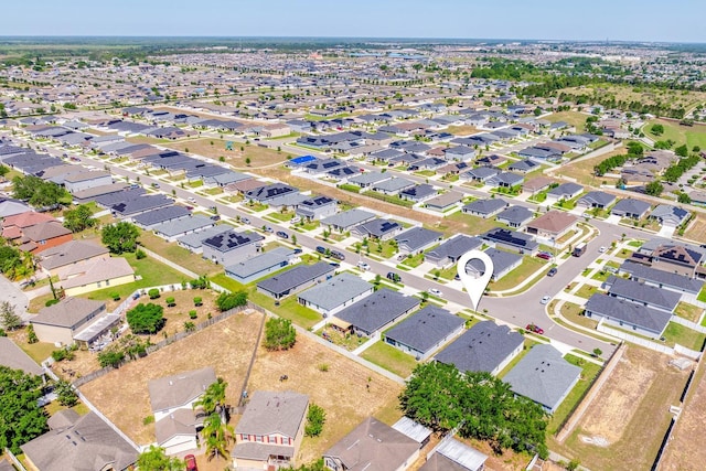 4231 Swan St, Haines City, FL 33844 - birds eye view of property featuring a residential view