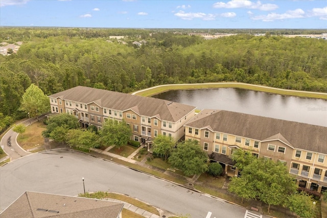 10866 Sunset Ridge Ln, Orlando, FL 32832 - bird's eye view featuring a water view and a wooded view