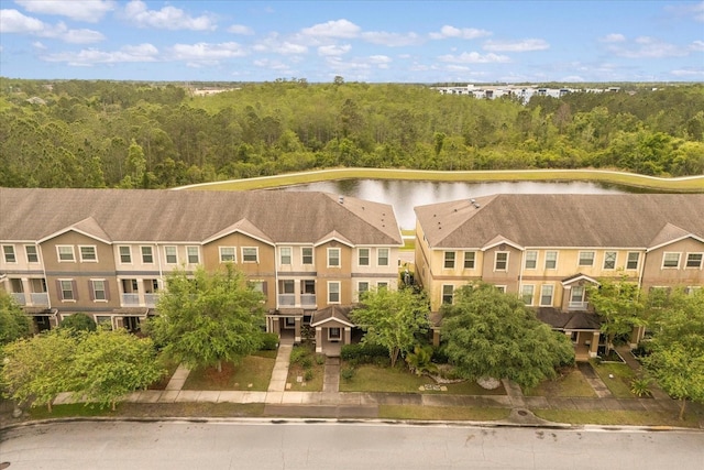10866 Sunset Ridge Ln, Orlando, FL 32832 - drone / aerial view with a water view and a view of trees
