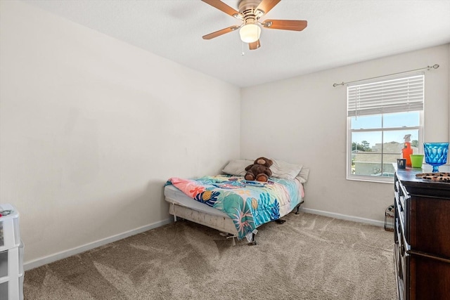 542 Patton Loop, Bartow, FL 33830 - carpeted bedroom with baseboards and a ceiling fan