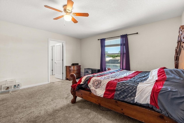 542 Patton Loop, Bartow, FL 33830 - bedroom with carpet flooring, ceiling fan, and baseboards