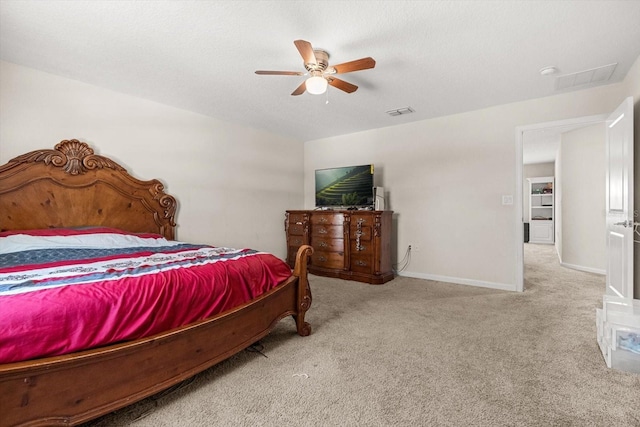 542 Patton Loop, Bartow, FL 33830 - carpeted bedroom with ceiling fan and baseboards