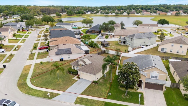 7762 Newlan Dr, Orlando, FL 32818 - aerial view with a water view and a residential view