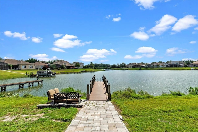3583 Valleyview Dr, Kissimmee, FL 34746 - view of dock with a water view and a residential view