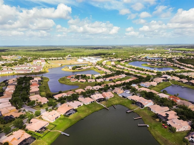 3583 Valleyview Dr, Kissimmee, FL 34746 - aerial view with a water view and a residential view