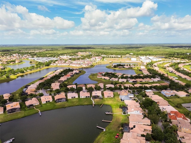 3583 Valleyview Dr, Kissimmee, FL 34746 - aerial view with a water view and a residential view