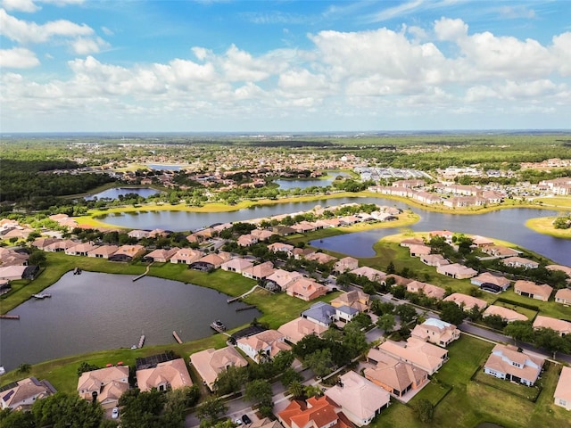 3583 Valleyview Dr, Kissimmee, FL 34746 - aerial view with a residential view and a water view