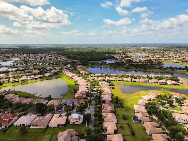 3583 Valleyview Dr, Kissimmee, FL 34746 - birds eye view of property featuring a residential view and a water view