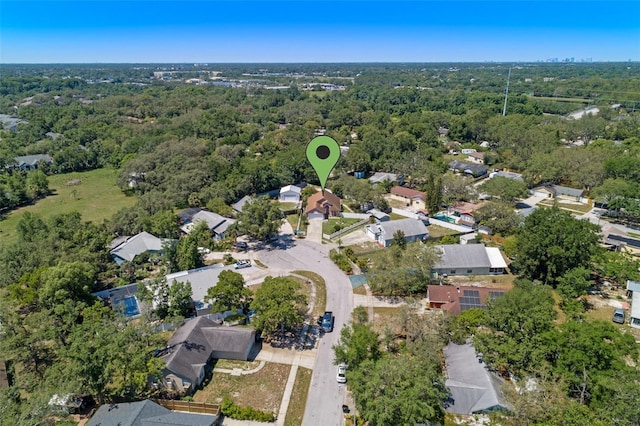 9301 Echo Run, Orlando, FL 32817 - aerial view of property's location with nearby suburban area