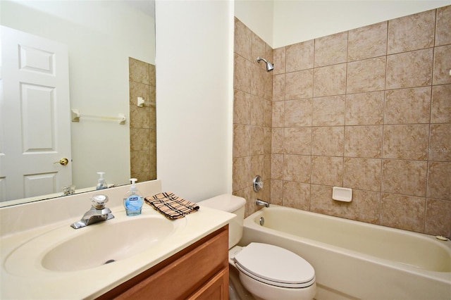 4626 Redmond Pl, Sanford, FL 32771 - bathroom with toilet, bathtub / shower combination, and vanity