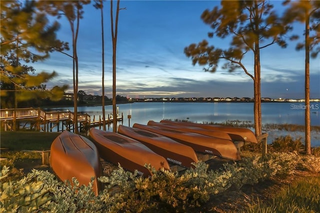7837 Bostonian Dr, Winter Garden, FL 34787 - dock area with a water view