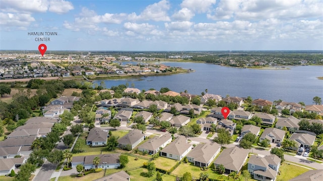 7837 Bostonian Dr, Winter Garden, FL 34787 - aerial view with a residential view and a water view