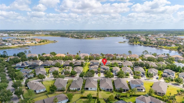 7837 Bostonian Dr, Winter Garden, FL 34787 - aerial view with a water view and a residential view