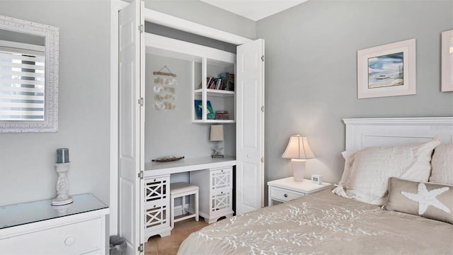 view of tiled bedroom