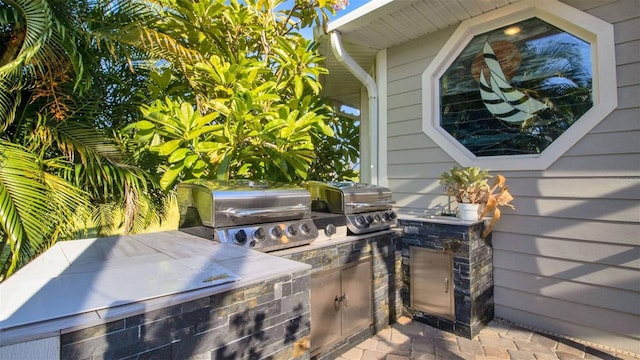 exterior space featuring grilling area and area for grilling
