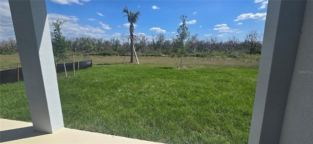 view of yard