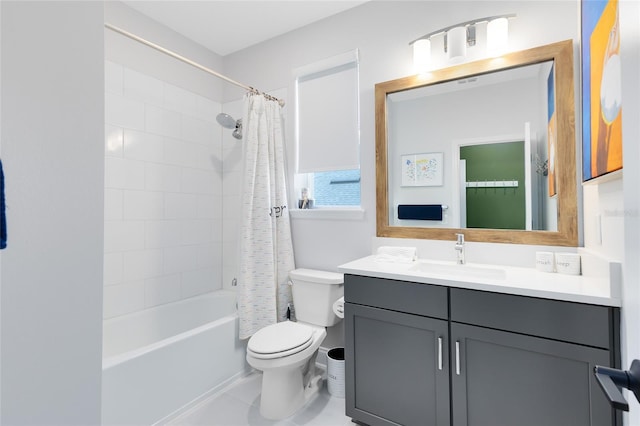 14749 Walcott Ave, Orlando, FL 32827 - full bathroom featuring toilet, shower / bath combo, and vanity
