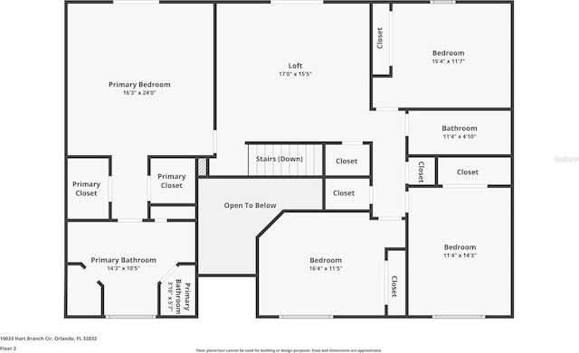 10033 Hart Branch Cir, Orlando, FL 32832 - home floor plan