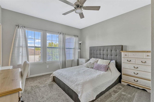 861 Taramundi Dr, Oviedo, FL 32765 - bedroom featuring ceiling fan, baseboards, and carpet flooring